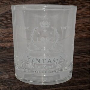 Birthday Whiskey Glass Tumbler‎ 12 Ounce 1982 Birthday